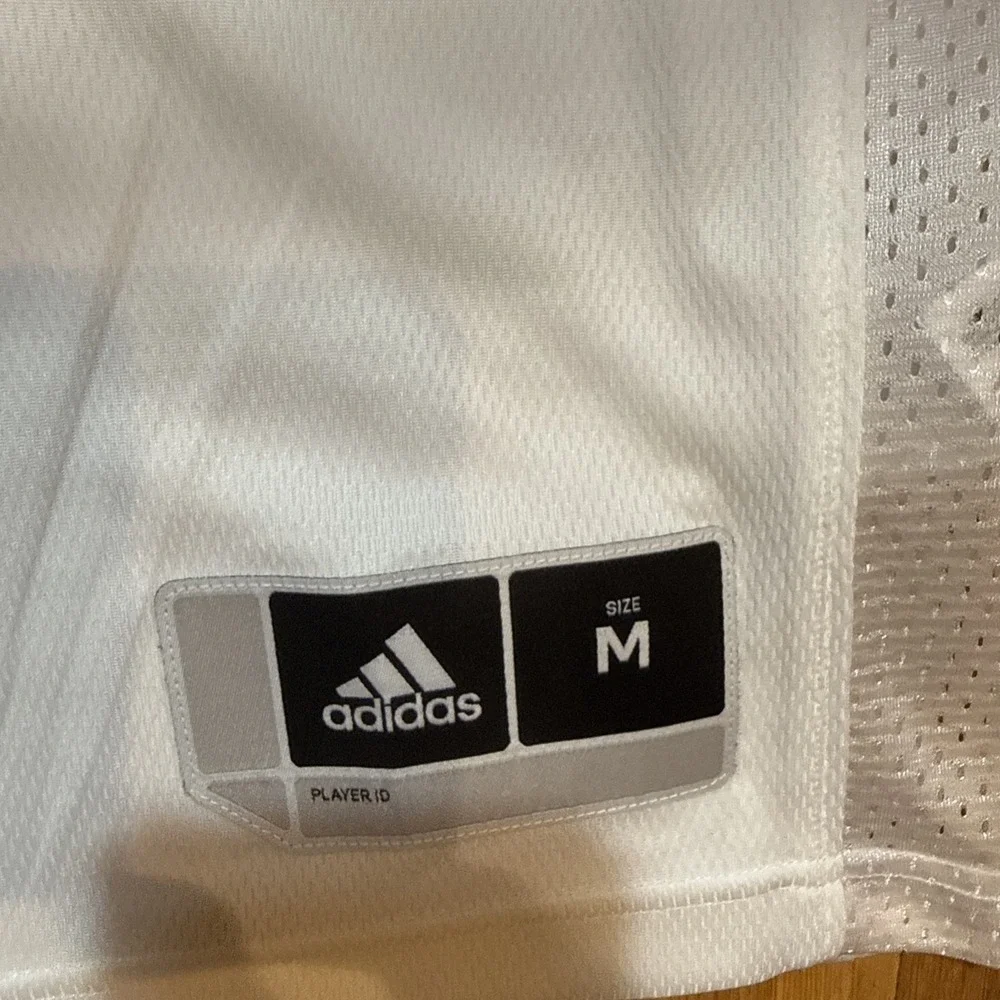 New Indiana Hoosiers Basketball White Home Adidas Swingman Jersey #1 Men's Med